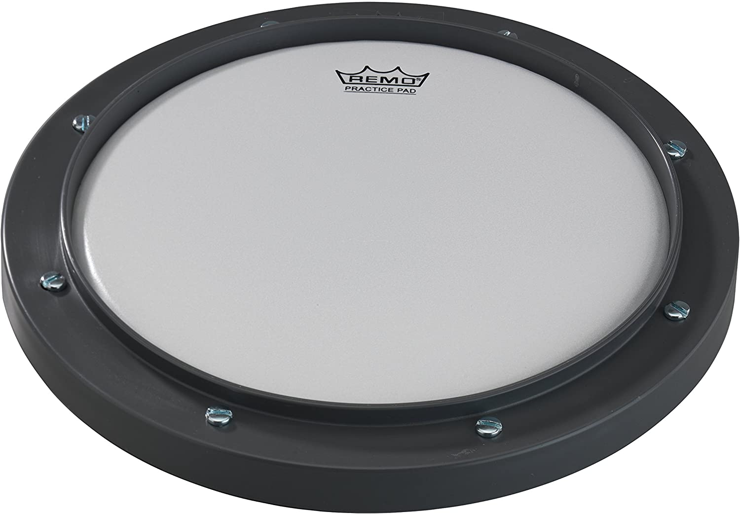 Remo 8 Gray Tunable Practice Pad with Ambassador Coated Drumhead