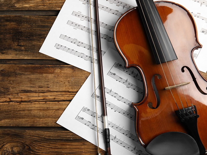 Violin, Viola, & Cello